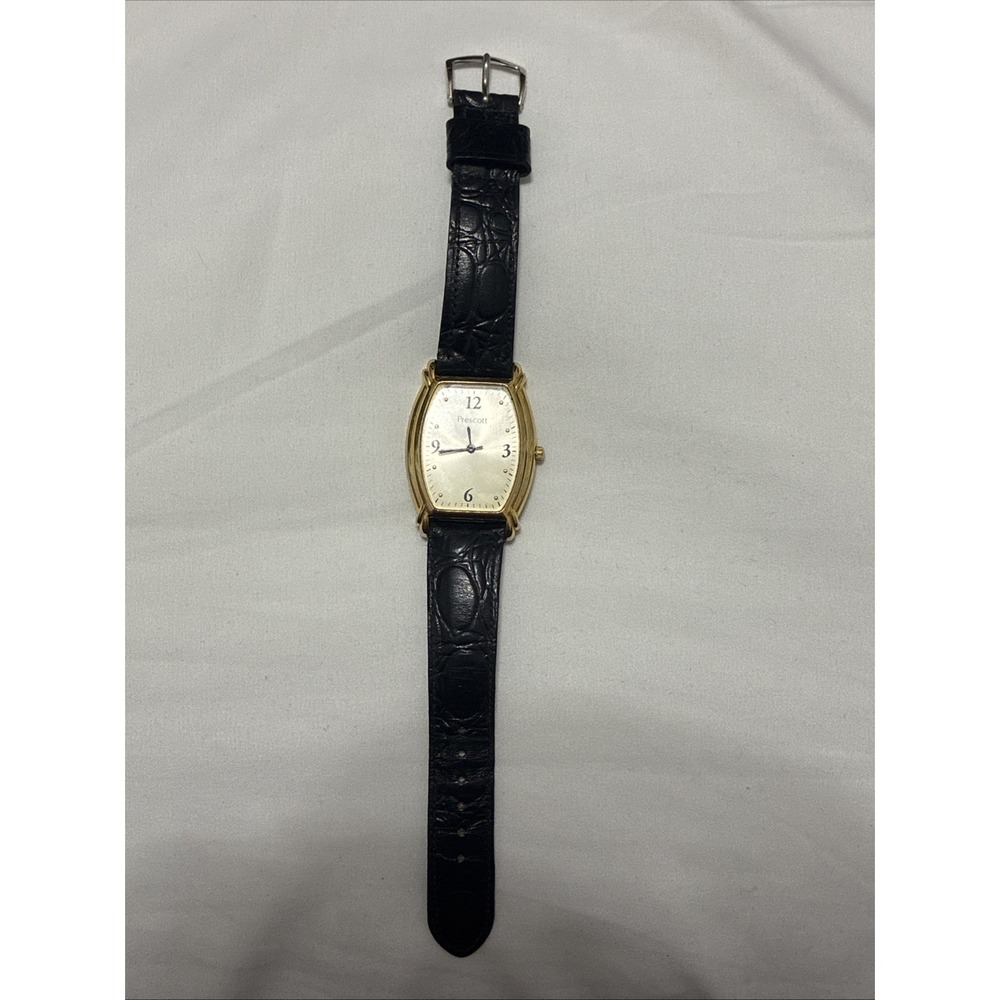 Watch with A Leather croc  Band